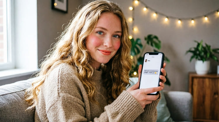 what to text after a first date